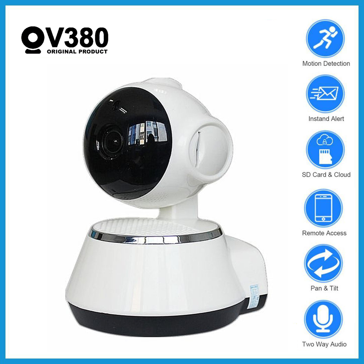 V380pro Q6 Q3 Minidoll WiFi IP Camera 360 Degree CCTV Camera Wireless Mini Smart IP CC Camera