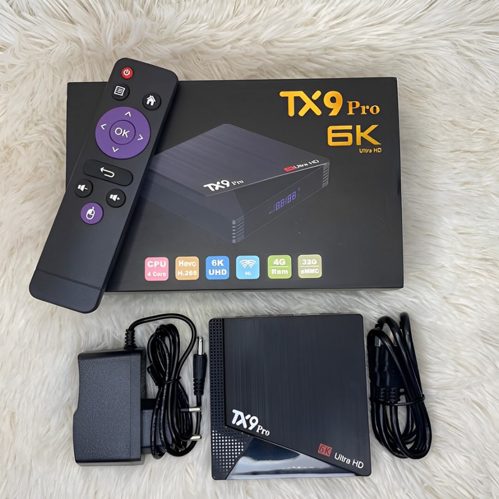 Original TX9 PRO 6K UHD Android Smart TV Box 8GB 128GB